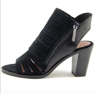 Donald J. Pliner Suede open toe strappy sandals / bootie